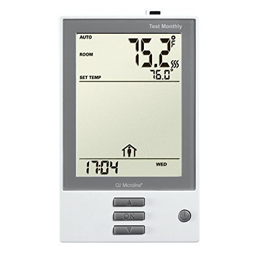Product Cover OJ Electronics UDG-4999 nHance Programmable Thermostat, with Floor Sensor, Class A GFCI , (White)