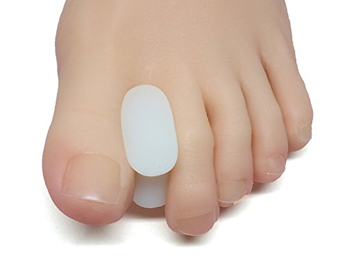 Product Cover ZenToes 6 Pack Gel Toe Separators with No Loop for Bunions and Corns - Corrector Pads Provide Bunion Relief and Prevent Toe Rub - Size Large