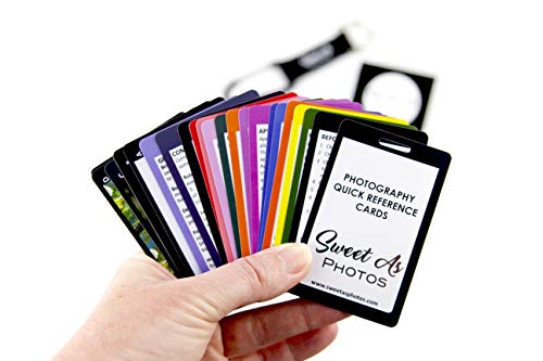 Product Cover Sweet As Photos - Plastic Double-Sided Photography Quick Reference Cards / Cheat Sheets