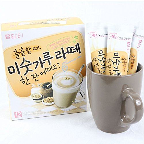 Product Cover DAMTUH Instant Roast Grain Latte, Meal Replacement Instant Breakfast, Misugaru Latte, 12 Sticks