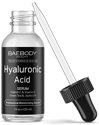 Product Cover Baebody Hyaluronic Acid Serum for Face with Vitamin C & Vitamin E, 1 Ounce