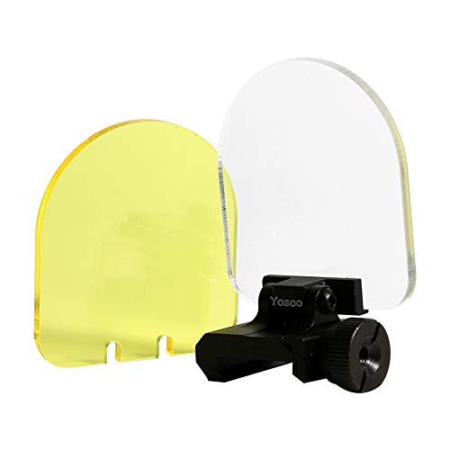 Product Cover Yosoo Scope Protector, Sight Scope Lens Sights Lens Screen Cover Shield Tactical Scope Lens Protector for Tactical Scope/Red Dot Sight Lens