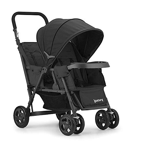 Product Cover JOOVY Caboose Too Graphite Stand-On Tandem Stroller, Black
