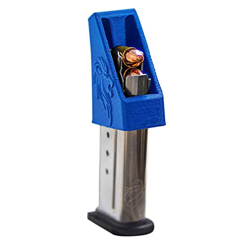 Product Cover RAEIND Magazine Speedloader for M&P Shield, Springfield XD-S, Ruger LCP, Sig 938, All Colt 1911 Single Stack, 9mm, 40, 45 ACP Pistols (RAE-702) (Blue)