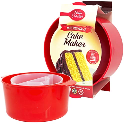 Product Cover Betty Crocker BCB-3002 Microwave Cake Maker, Plastic, Red