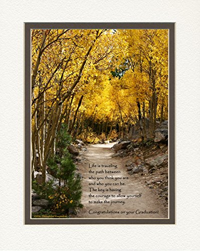 Product Cover Graduation Gift, Aspen Path Photo with 