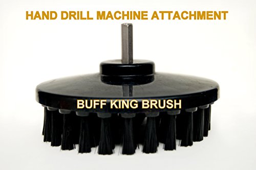 Product Cover Buff King Cleaning Drill Brush - 5.25 Inches (Black)