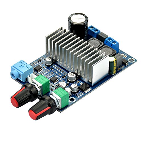 Product Cover AOSHIKE TPA3116 DC 12-24v 100W Subwoofer Amplifier Board Support Bass Output Digital Small Power Amplifier Board Video Audio Accessories