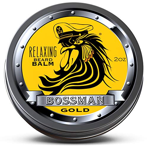 Product Cover Bossman Relaxing Beard Balm - Nourish, Thicken and Strengthen Your Beard (Gold)