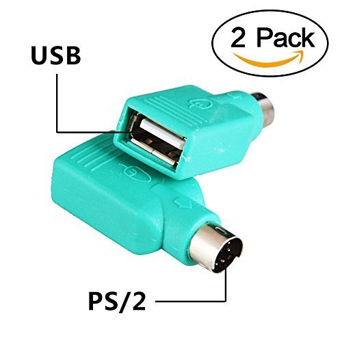 Product Cover Oxsubor PS2 to USB Female,PS/2 Male Converter Changer Adapter for Keyboard Mouse 2pcs by Oxusbor(Notice:Can't Match All Motherboard)