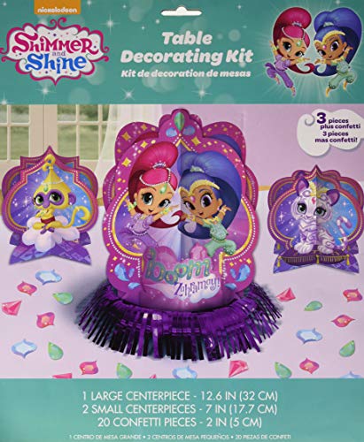 Product Cover Amscan, Shimmer and Shine Table Decorating Kit, purple