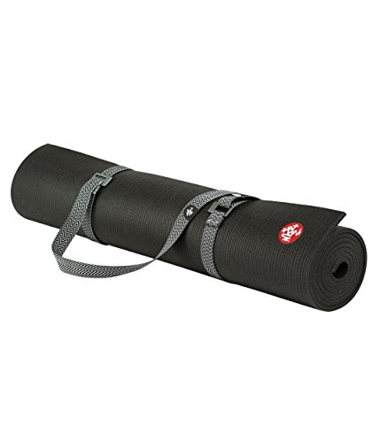 Product Cover Manduka Go Move Yoga Mat Carrier, Adjustable Strap, Suitable for all Yoga Mats, Black