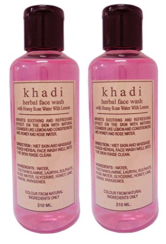 Product Cover Khadi Herbal Face Wash with Honey Rose Water with Lemon - Set of 2