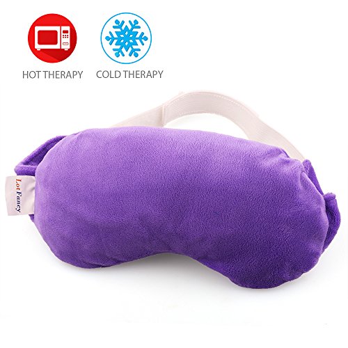 Product Cover Lavender Eye Pillow, LotFancy Aromatherapy Eye Sleep Mask, Blindfold, for Yoga, Meditation, Migraine, Sleeping Aid