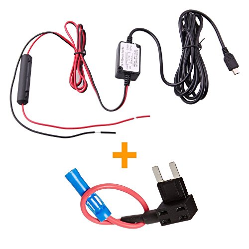 Product Cover Spy Tec Dash Cam Hardwire Fuse Kit with Micro USB Direct Hardwire Car Charger Cable Kit for Dash Cameras