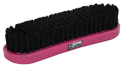 Product Cover MALHOTRA'S Plastic Leather Brush for Cleaning Upholstery, Cleaner Car Interior, Furniture, Couch, Sofa, Boots, Shoes (Random Colours, 17 x 5 x 4 cm)