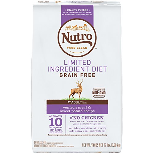 Product Cover Nutro Limited Ingredient Diet Adult Dry Dog Food Venison Meal & Sweet Potato, 22 lb. Bag