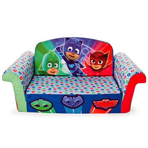 Product Cover Marshmallow Furniture - Children's 2 in 1 Flip Open Foam Sofa, PJ Masks Flip Open Sofa