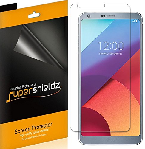 Product Cover Supershieldz (6 Pack) for LG G6 Screen Protector, High Definition Clear Shield (PET)