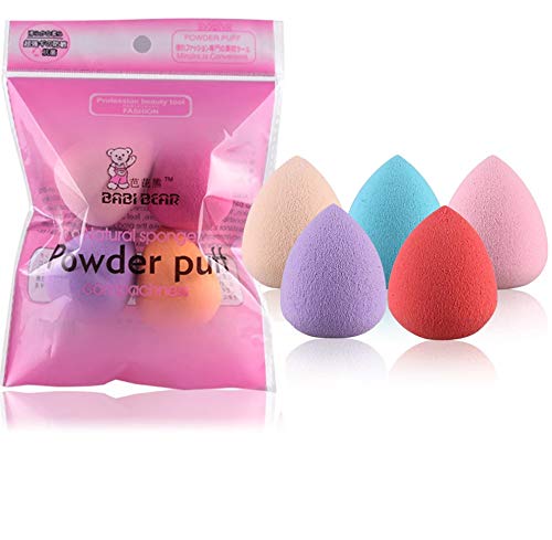 Product Cover Comfort Makeup Beauty Foundation Cream Powder Liquid Blender Spong Puff - Set of 4