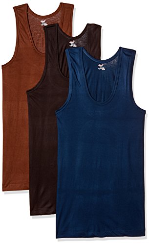 Product Cover Rupa Jon Men's Cotton Vest (Pack of 3) (Colors May Vary)