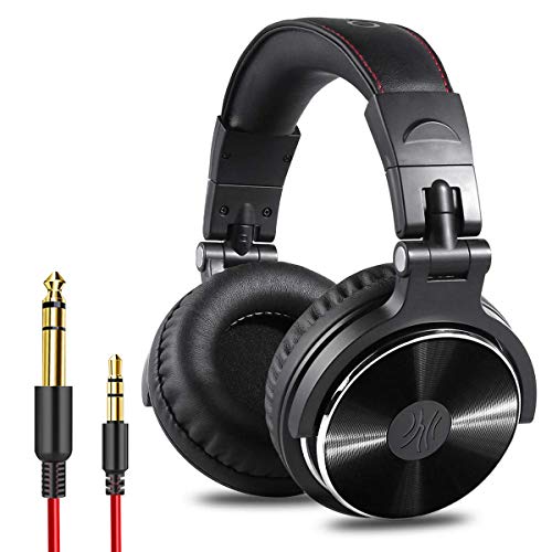 Product Cover OneOdio Adapter-Free Closed Back Over-Ear DJ Stereo Monitor Headphones, Professional Studio Monitor & Mixing, Telescopic Arms with Scale, Newest 50mm Neodymium Drivers - Black