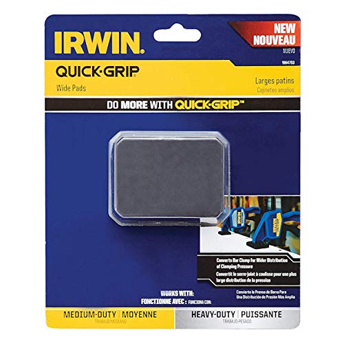 Product Cover IRWINQUICK-GRIPWide Clamp Replacement Pads for Medium-Duty and Heavy-Duty Clamps, Set of 2, 1964753