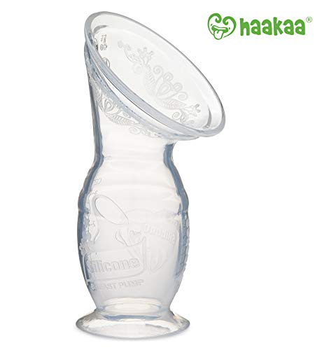 Product Cover Haakaa 4oz/100ml Silicone Breast Pump with Suction Base 100% Food Grade Silicone BPA PVC and Phthalate Free