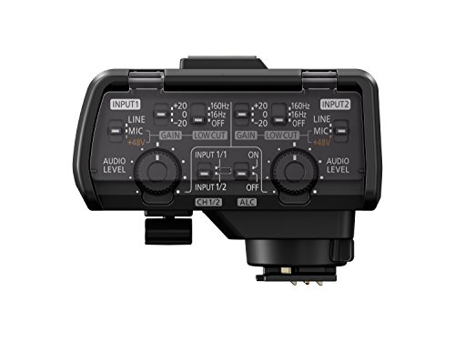 Product Cover Panasonic Professional XLR Audio Video Microphone Adaptor with 2 XLR Terminals - Accessory Compatible with LUMIX GH5, GH5S, S1 and S1R Mirrorless Digital Cameras - DMW-XLR1