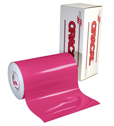 Product Cover Oracal 651 Glossy Permanent Vinyl 12 Inch x 6 Feet - Pink