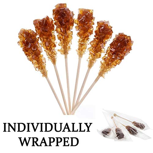 Product Cover Individually Wrapped Barista Swizzle Sugar Sticks Made in the USA - Brown 25pc