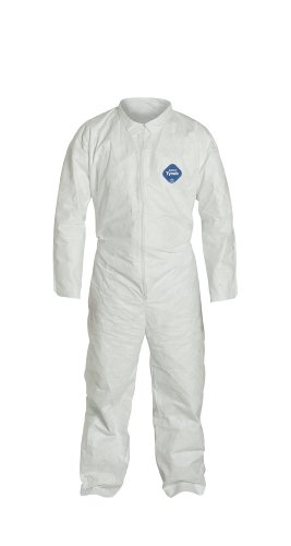 Product Cover DuPont Tyvek 400 TY120S Disposable Protective Coverall, White, 2X-Large