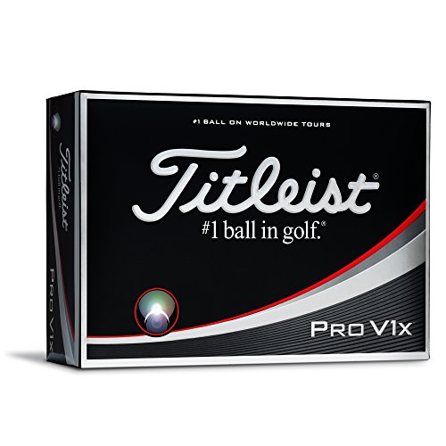 Product Cover Titleist Pro V1x Golf Balls, White, Low Numbers  1-4 (One Dozen)