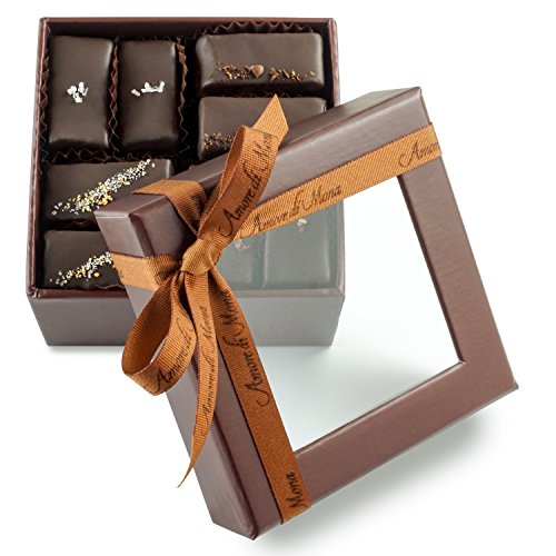 Product Cover Amore di Mona Gluten-Free, Vegan, Milk-Free, Nut-Free Assorted Chocolate Mignardise 16 Piece Gift-Box