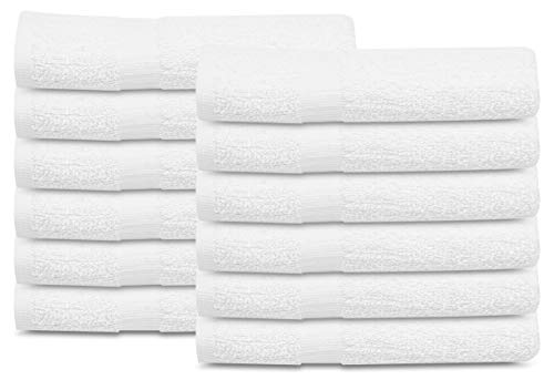 Product Cover GOLD TEXTILES 24 PCS New White 20X40 100% Cotton Economy Bath Towels Soft & Quick Dry Salon Hair Towel-Gym Towel (2 Dozen)