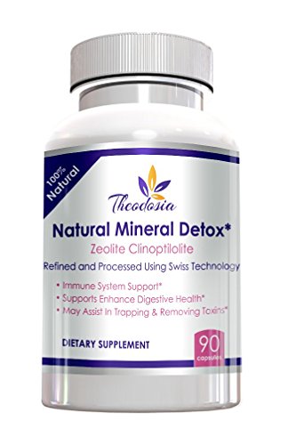 Product Cover Zeolite Clinoptilolite Natural Mineral Detox - Effective Gut and Immune System Support - 97% Purity 800mg Capsules 3 Month Supply - Made in America