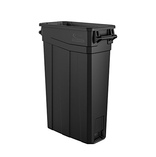 Product Cover Suncast Commercial TCNH2030BK Narrow Trash Can With Handles, 30.00