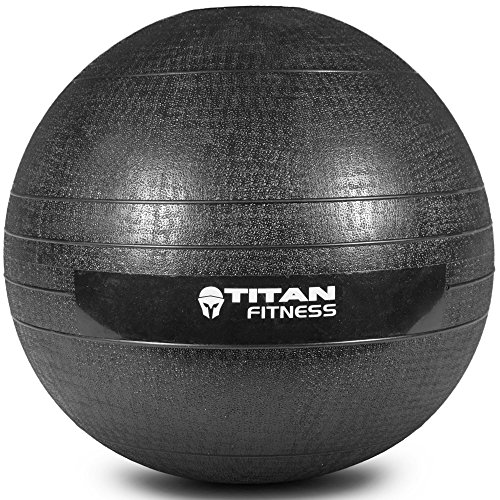 Product Cover Titan Fitness 10-60 lb Slam Spike Ball Rubber Exercise Weight Crossfit Workout