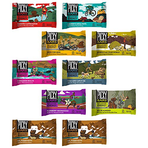 Product Cover Picky Bars Real Food Energy Bars Whole Shebang Variety Pack, 10 Count
