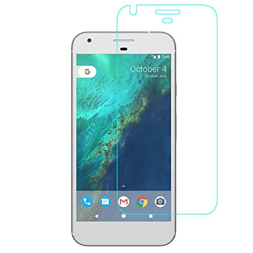 Product Cover BONUM Google Pixel Screen Protector Ultra Clear 9H Anti-Scratch Tempered Glass,2.5D Rounded Edges Bubble-Free Install Glass Film - 2 Piece