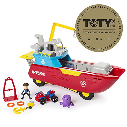 Product Cover PAW Patrol Sea Patrol - Sea Patroller Transforming Vehicle with Lights & Sounds, Ages 3 & Up