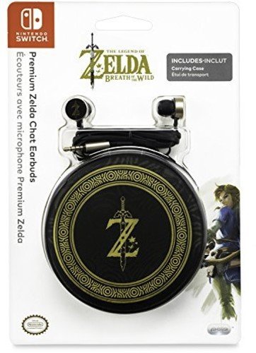 Product Cover PDP Nintendo Switch Premium Zelda Breath of the Wild Chat Earbuds, 500-021