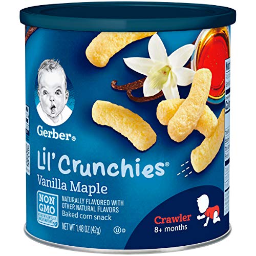 Product Cover Gerber Lil Crunchies, Vanilla Maple, 1.48 Ounce Canister (Pack of 6)