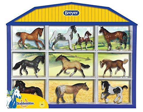 Product Cover Breyer Stablemates Horse Shadow Box Ten Horse Set | 1:32 Scale | Model #5425