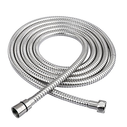 Product Cover HOMEIDEAS 118-Inch(3m) Shower Hose 304 Stainless Steel Extra Long Shower Hose Replacement Handheld Shower Head Hose Extension
