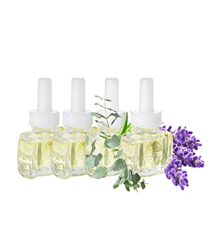 Product Cover (4 Pack) Scent Fill Relax Blend (with Lemon, Lavender & Eucalyptus) Plug in Refills - fits Air Wick® Scented Oil Warmers