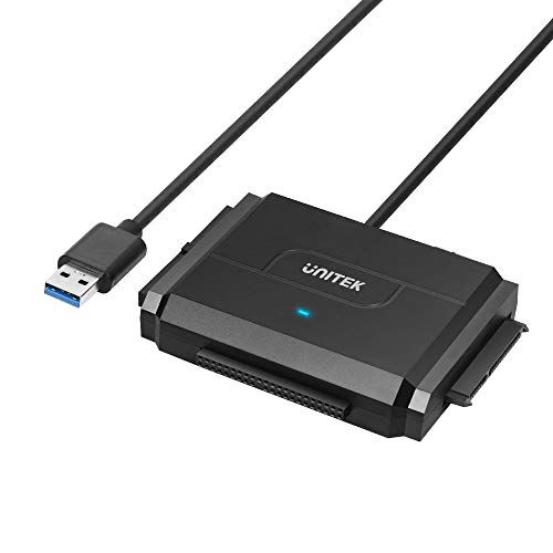 Product Cover SATA/IDE to USB 3.0 Adapter, Unitek IDE Hard Drive Adapter for Universal 2.5