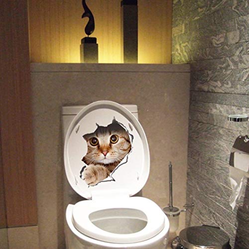 Product Cover Cat Toilet Seat Wall Sticker, Oksale 8.3