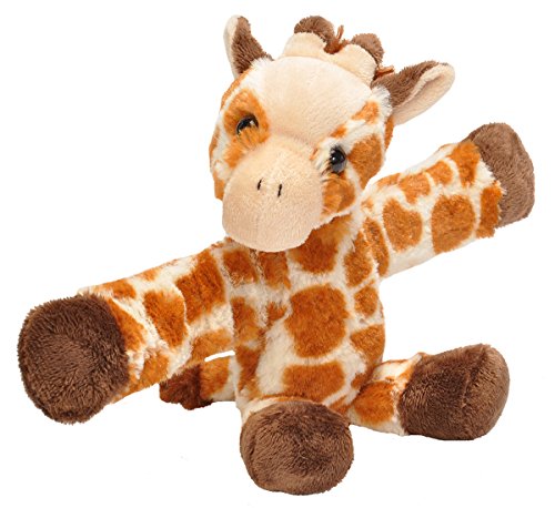 Product Cover Wild Republic Huggers Giraffe Plush Toy, Slap Bracelet, Stuffed Animal, Kids Toys, 8 inches