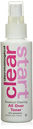 Product Cover DERMALOGICA Breakout Clearing All Over Toner Acne Toner with Salicylic Acid and Tea Tree Oil, 4 Fl Oz